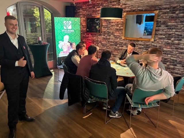 Casino Landschaft bei der Aftershowparty im LOFT