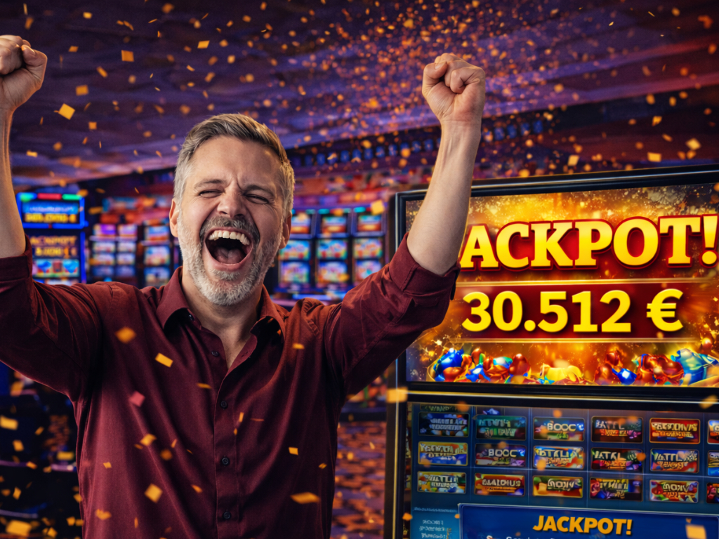 Glücklicher Gewinnmoment in der Spielbank Bremen über 30.512 Euro am 07.04.2026.