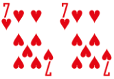 Super pairs / Pair of seven hearts